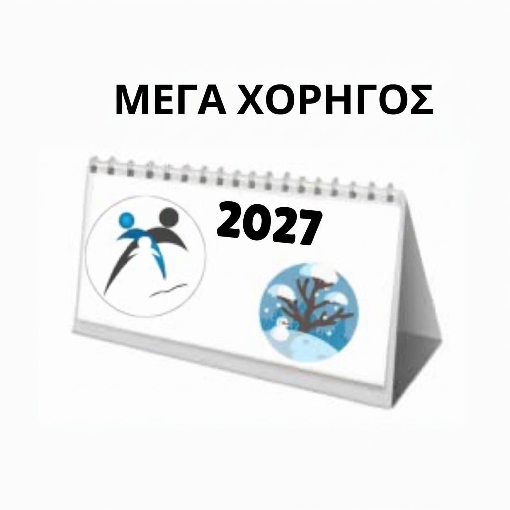 ΧΟΡΗΓΙΑ - Ημερολόγιο 2027 ΜΕΓΑ ΧΟΡΗΓΟΣ
