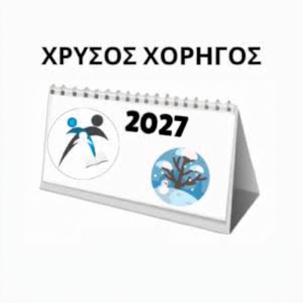 ΧΟΡΗΓΙΑ - Ημερολόγιο 2027 ΧΡΥΣΟΣ ΧΟΡΗΓΟΣ